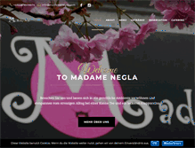 Tablet Screenshot of madamenegla.com